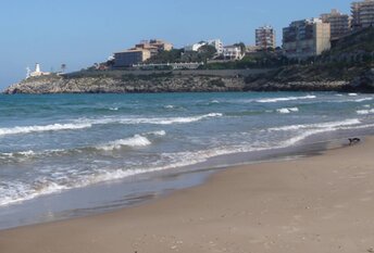 Spain, Valencia, Faro de Cullera beach