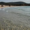 Tunisia, Ong El Jmal beach, clear water