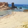 Tunisia, Ong El Jmal beach, view from above