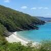 USVI, St. Thomas, Sandy Bay beach, view from atop