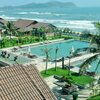 Vietnam, Hoai Tan, Sa Huynh Tan Loc beach, pool, aerial view