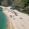 Vietnam, Quy Nhon, Ky Co beach, aerial view