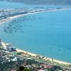 Vietnam, Quy Nhon, Quy Nhon Beach, aerial view