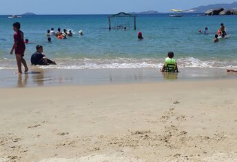 Vietnam, Quy Nhon, Trung Luong beach