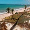 Brazil, Fontainha beach, aerial view