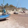 Brazil, Fontainha beach, boats