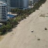 Colombia, Cartagena, Los Morros beach, aerial view