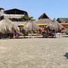 Colombia, Cartagena, Playa de la Boquilla beach, view from water