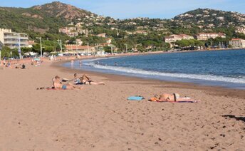 France, French Riviera, Agay beach