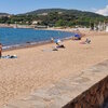France, French Riviera, Agay beach, view from promenade