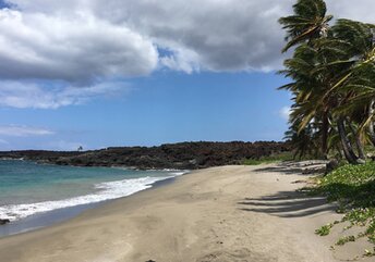 Гавайи, Пляж Поху-Бэй