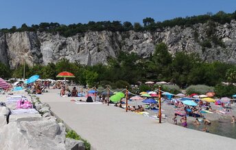 Italy, Friuli-Venezia Giulia, Parco Caravella beach