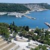 Italy, Friuli-Venezia Giulia, Parco Caravella beach, aerial view