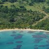 Panama, Cocuye Abajo beach, aerial view