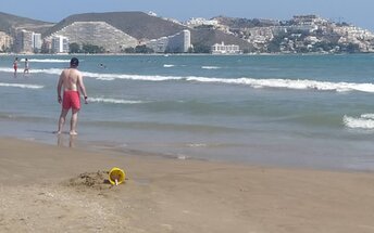 Spain, Valencia, Playa de San Antonio beach