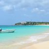 Anguilla, Barnes Bay beach, boat