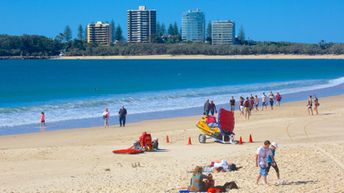 Australia, Brisbane, Sunshine Coast, Mooloolaba beach