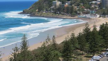 Australia, Gold Coast, Burleigh Heads beach