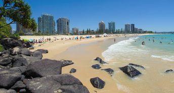 Australia, Gold Coast, Coolangatta beach