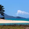 Australia, Mackay, Brampton Island, beach, palms