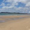 Australia, Mackay, Bucasia beach, wet sand