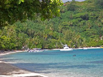 Bora Bora island, Matira Point beach