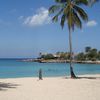 Cuba, Bacuranao beach, view to pier