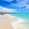 Cuba, Cayo Santa Maria beach, wet sand