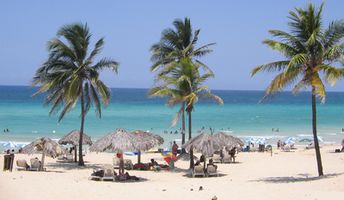 Cuba, Playas de Este, Santa Maria Del Mar beach