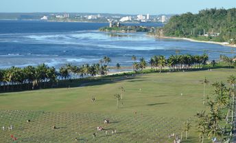 Mariana Islands, Guam, Asan beach, view from top