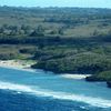 Mariana Islands, Tinian, Unai Dankulo beach, aerial view