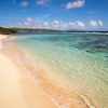 Mariana Islands, Tinian, Unai Dankulo beach, clear water