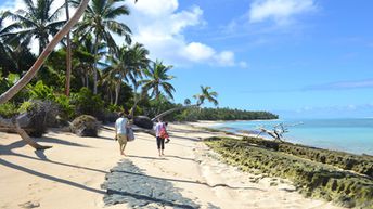 Tonga, Ha'apai, Foa island, beach