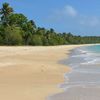 Tonga, Ha'apai, Uoleva island, beach, view to left