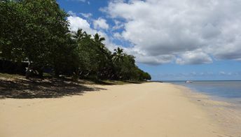 Tonga, Tongatapu, Atata island, beach