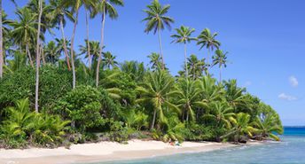 Tonga, Tongatapu, Fafa island, beach