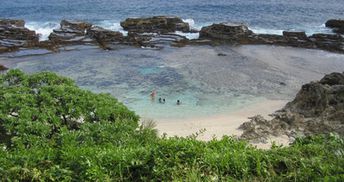 Tonga, Tongatapu, Keleti beach