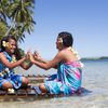 Tonga, Vava'u, Ofu island, beach