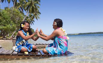 Tonga, Vava'u, Ofu island, beach