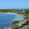 USA, Florida Keys, Bahia Honda Key beach, view from old bridge