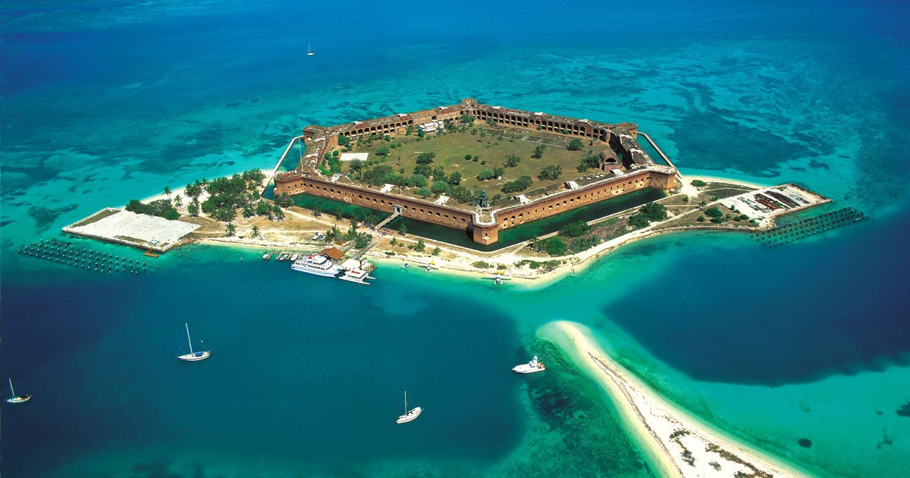 Dry Tortugas Fort Jefferson beach, Florida Keys (Key West), USA