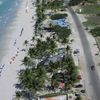 Venezuela, Margarita island, Playa El Agua, aerial view