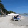 Venezuela, Margarita island, Playa El Agua, parasols