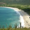 Venezuela, Margarita island, Playa Puerto Cruz, aerial view