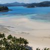 Whitsunday, Hamilton, Catseye beach, low tide, top view