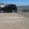 Australia, Broome, Middle Lagoon beach, boat