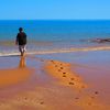 Australia, Broome, Reddell beach, water edge