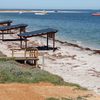 Australia, Cervantes beach, tents