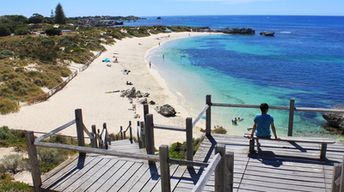 Australia, Perth, Rottnest, Pinky Beach