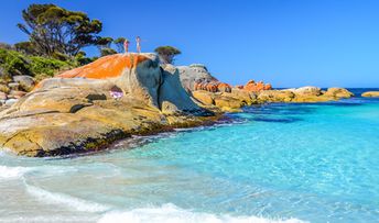 Australia, Tasmania, Binalong Bay beach
